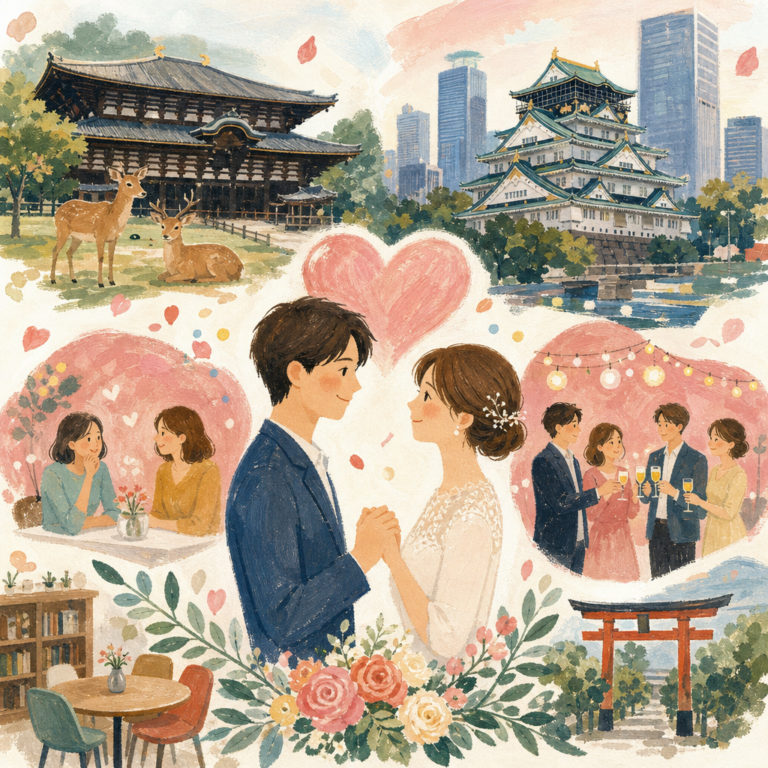 奈良 結婚相談所と大阪 婚活パーティで結婚へ