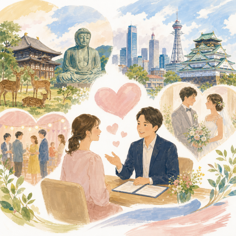 奈良・大阪で結婚したい人へ、面談型婚活の安心感