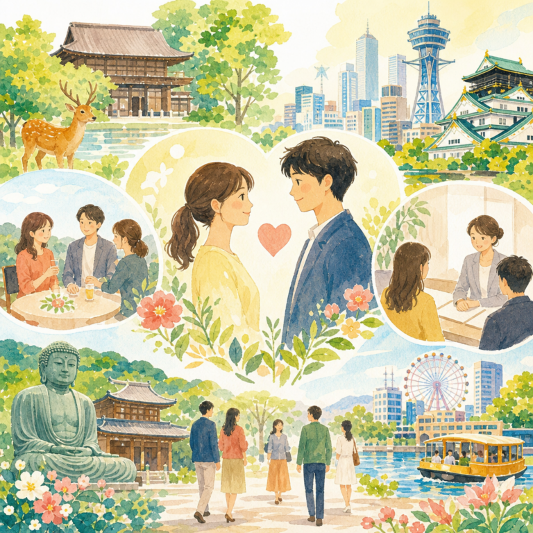 奈良・大阪の結婚相談所で見る出会いの幅