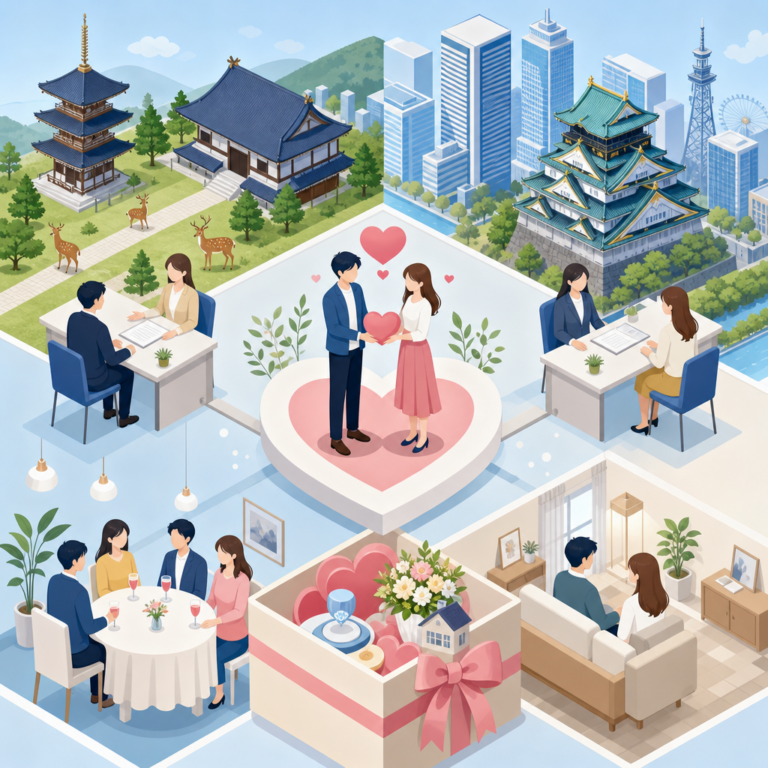 奈良・大阪の結婚相談所と婚活パーティの使い分け