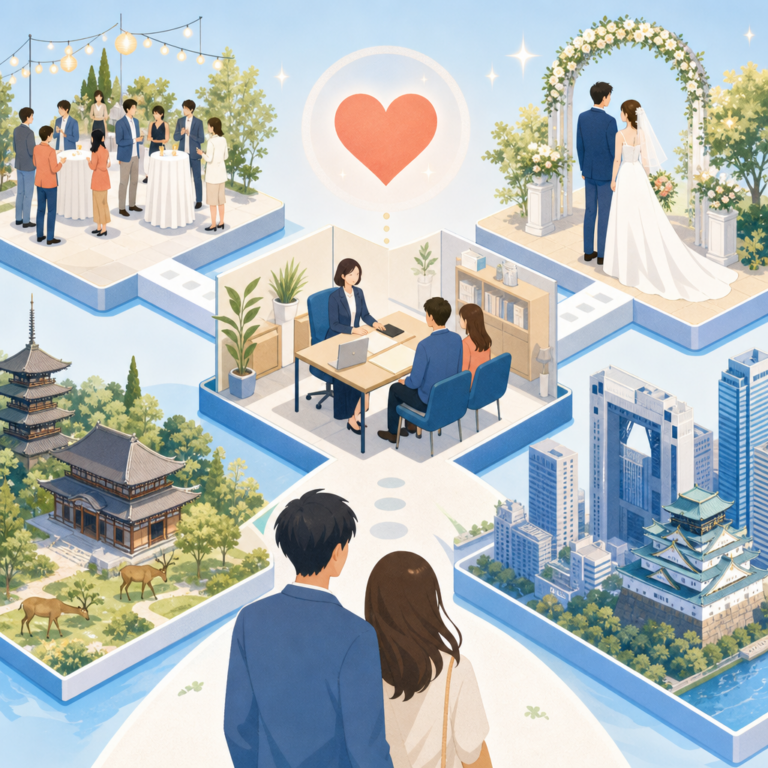 奈良・大阪の婚活パーティ後に結婚相談所で整える話
