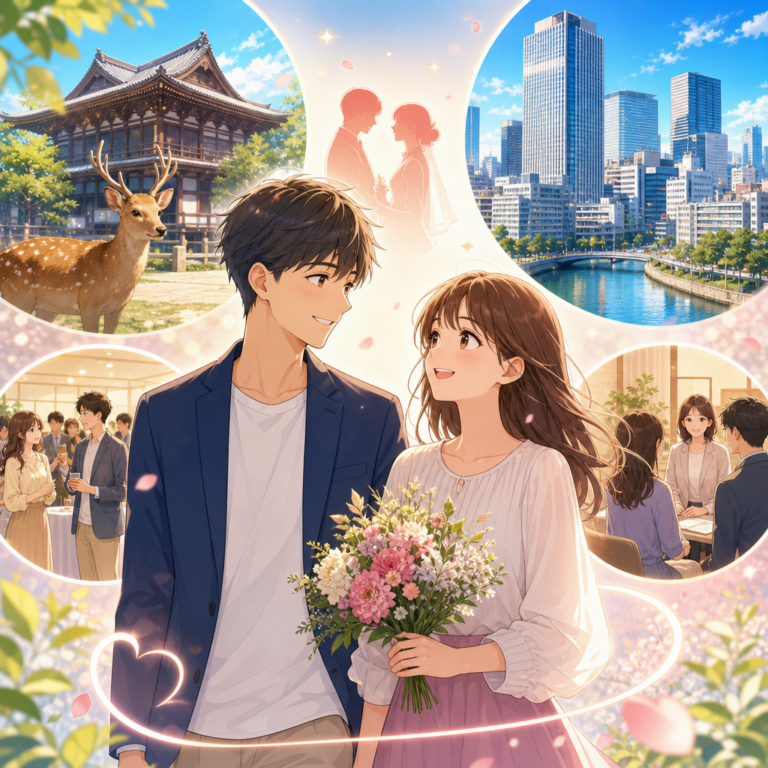 奈良・大阪の婚活は会員層で結婚相談所を選ぶ